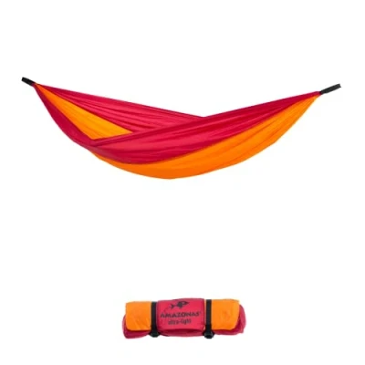 Image of Amazonas AZ 1030412 Ultralight Adventure Hiking Hammock, Red, NULL