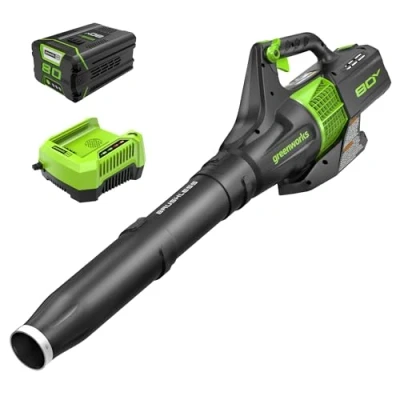 Image of Greenworks BL80L2510 80V Jet Electric Leaf Blower, 2.5Ah Battery and Charger Included