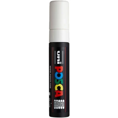 Image of Uni Ball Posca PC 17K Extra Broad Chisel Tip Marker White