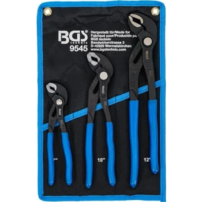 Image of BGS 9545 Water Pump Pliers Set Locking Type 175 / 240 300 mm 3 pcs.