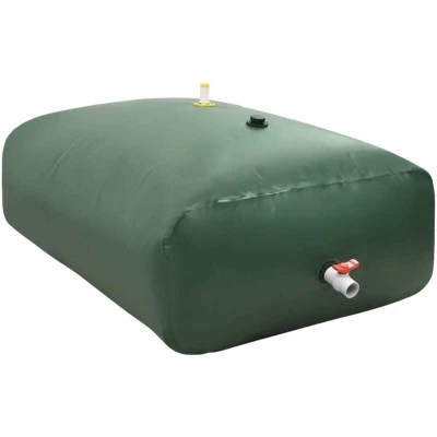 Image of vidaXL Water Tank with Tap Foldable 2100 L PVC