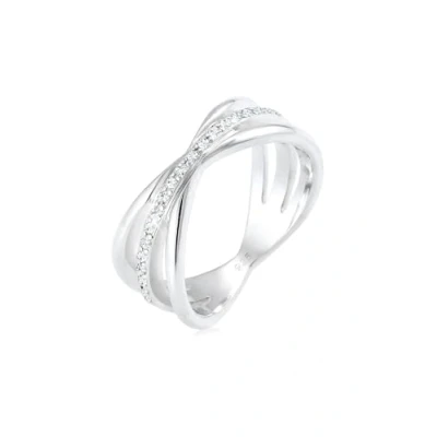 Image of Elli Ring Wrap Crystals 925 Sterling Silver