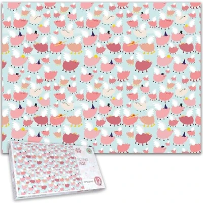 Image of 1000 Piece Jigsaw Puzzle Flying Pigs Impuzzible
