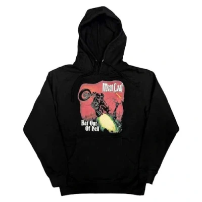 Image of Meat Loaf Hoodie Bat Out of Hell Official Unisex Black Pullover M