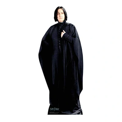 Image of From the Official Harry Potter Books Star Cutouts Mini Cardboard Cutout of Professor Snape Alan Rickman 91cm Tall