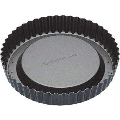 Image of Master Class Non Stick Raised Loose Base Fluted Flan Tin 20cm