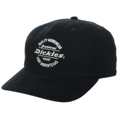 Image of Dickies Men&#039;s Corduroy Cap, Black, One Size