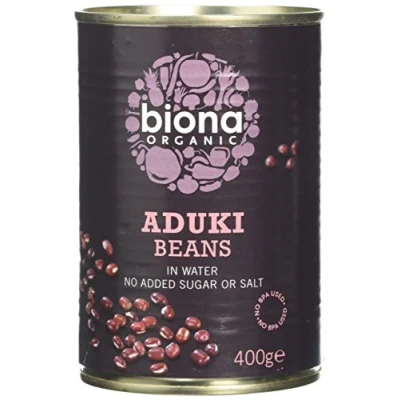 Image of Biona Organic pre cooked Aduki Beans 400g (Pack of 12)