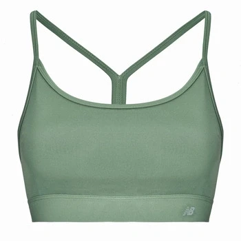 Image of New Balance Essential YOGA BRA Light support sports bra, Women&#039;s, Size: Large, Green