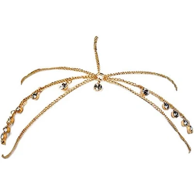 Image of Cuckoos&#039;Wardrobe Head Piece Pending Silver/Gold Pendent Indian Tikka