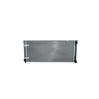 Image of 191121251C, 191121251F, 191121253, 191121253B, 191121253J Engine radiator NRF 58712 Aluminium 675mm 322mm 34mm Mechanically jointed cooling fins