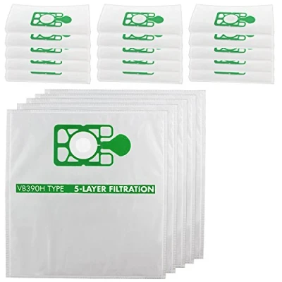 Image of SPARES2GO Cloth Hoover Bags compatible with Numatic Henry Micro HVR200M 22 XTRA HVX200a Turbo HVR200T Vacuum Cleaners (Pack of 20)