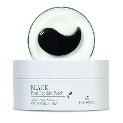 Image of THE Skin HOUSE Black Pearl Peptide Patch (90 g/60 Pieces) Nourishing and Moisturising Patches Strengthens Elasticity for Dry