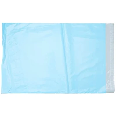 Image of Triplast 13 x 19 Inch Plastic Mailing Postal Bag Baby Blue (Pack of 100)