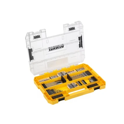 Image of Dewalt DT70762 QZ Toughcase 85 Piece Set Concrete and Metal Drill Bits Screwdriver for Hammer SDS Plus
