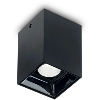 Image of Nitro LED 1 Light Square Surface Mounted Downlight Black