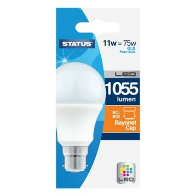 Image of Status 11W LED Bayonet Cap GLS Bulb