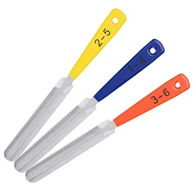 Image of Tbest Guitar Nut files,Guitar Files, 3Pcs Fret File Bridge Nail Puller Repair Luthiers Tool replacement for Bass Mandoline Banjo Ukulele