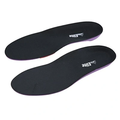 Image of Elite Full Length Orthotic Insoles Additional Ball of The Foot &amp; Heel Cushion Pads with Adjustable Microfibre Addition TalarMade PMP Plantar Fasciitis Arch X Small