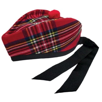 Image of FANCYTHAT and SCIFI PLANET Royal Stewart Tartan Glengarry Hat
