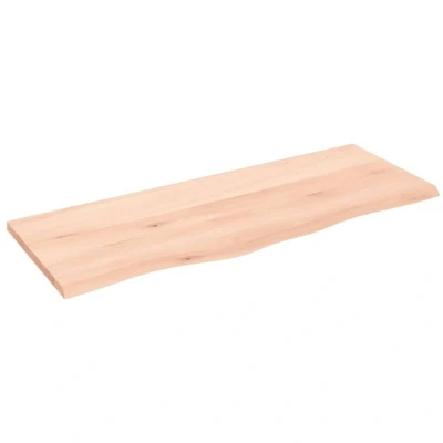 Image of vidaXL Bathroom Countertop 100x40x2 cm Untreated Solid Wood