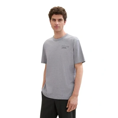 Image of TOM TAILOR Men&#039;s 1041867 T Shirt, 35596 Navy White Stripes, S