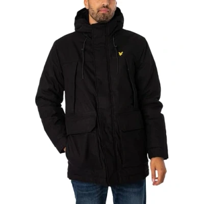 Image of Lyle &amp; Scott Microfleece Parka Jet Black M