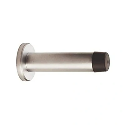 Image of WALL MOUNTED CYLINDER DOORSTOP WITH ROSE