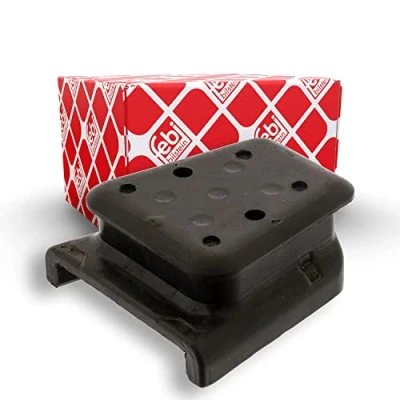 Image of 68012188AA Bushing, leaf spring FEBI BILSTEIN 47584 Upper, outer, Front Axle Left, Right Steel, Rubber