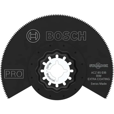 Image of Bosch 1x PRO Multi Material ACZ 85 EIB Multitool Blade (for Non Ferrous Metals, Solid Laminate Vinyl, PVC, Ø mm, Professional Accessory Multitool)