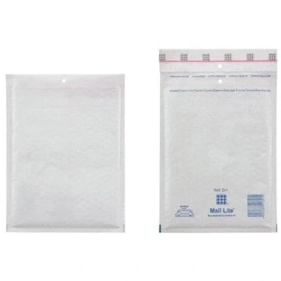 Image of Mail Lite White Bubble Lined Bags D/1 180 x 260mm Pack of 1