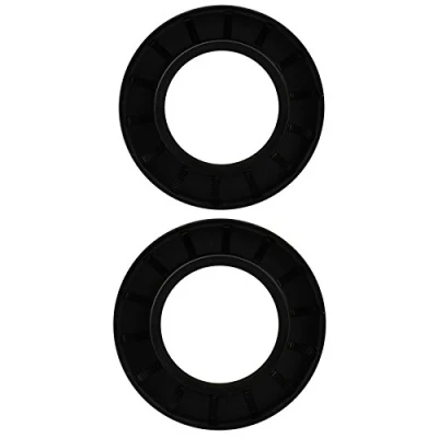 Image of 2 Trailer Bearing Hub Metric Oil Seal ID43mm x OD75mm W10mm Rubber Sprung