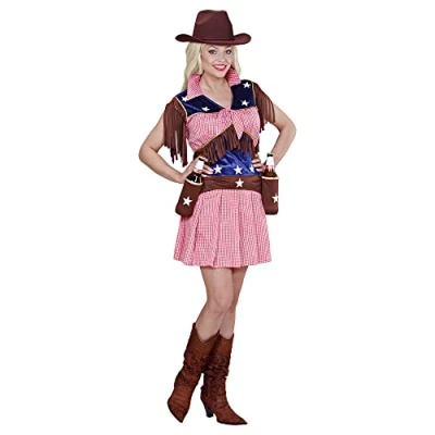 Image of &quot;RODEO COWGIRL&quot; (dress, belt with holsters) (S)