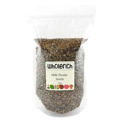 Image of Milk Thistle Seeds Whole 1kg Wholerich Foods