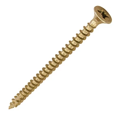 Image of TIMCO C2 Strong Fix Multi Purpose Premium Countersunk Gold Woodscrews 4.0 x 60 Box of 200