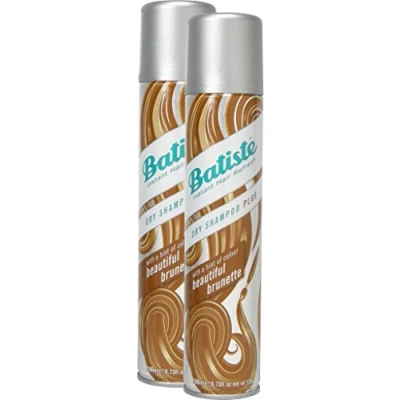 Image of Batiste Dry Shampoo Beautiful brunette with a hint of colour For Hair Fresh All Types Pack 2 x 200 ml