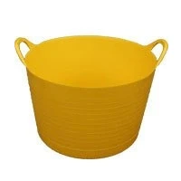 Image of KetoPlastics 18 Litre Flexi Tub/Trug/Gorrilla/Bucket/Storage Yellow (Made In U.K)