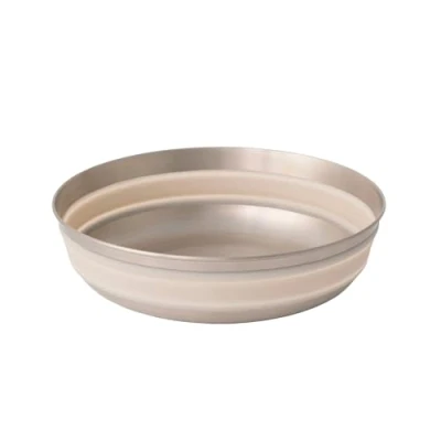 Image of Sea to Summit Detour Stainless Steel Collapsible Bowl, Large (31 fl oz), Moonstruck Grey