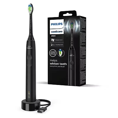 Image of Philips Sonicare 4100 electric Toothbrush Black HX3681/54