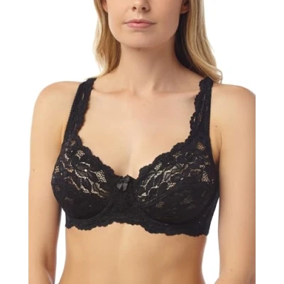 Image of Undercover Full Cup Lace Underwired Bra BR26 Black 38C