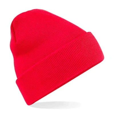 Image of Beechfield Original Cuffed Beanie Bright Red