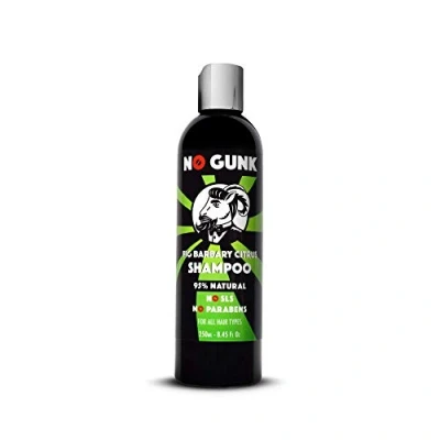 Image of NO GUNK Natural Shampoo For Men of All Hair Types Sulphate/SLS &amp; Paraben Free Fig Barbary (Citrus, 250ml)
