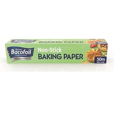 Image of Professional Catering 45cm x 50m Non Stick Baking Parchment Paper Roll (Pack of 2)