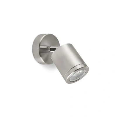 Image of Mains Voltage LED Wall Light Silver 3000K Collingwood