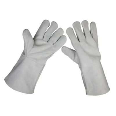 Image of Worksafe Leather Welding Gauntlets Lined Heavy Duty Extra Large Pair