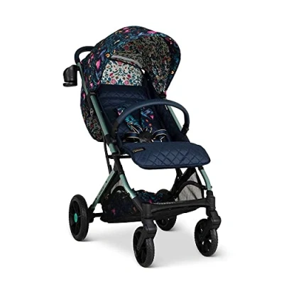 Image of Cosatto Woosh Trail Stroller, Birth 25kg, Multi Terrain Suspension, Compact Free Standing Fold, UPD100+ Hood, Raincover (Wildling Paloma Faith Collaboration)