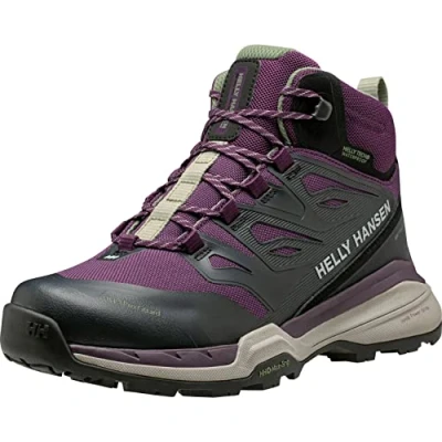 Image of Helly Hansen Women&#039;s W Traverse Ht Boat Shoe, Amethyst Black, 5 UK