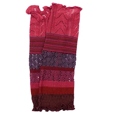 Image of invero, Merino Arm Warmers Ruby Multicoloured, 100% Wool, berry, One Size