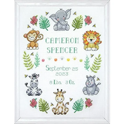 Image of Design Works Crafts Janlynn, Jungle Counted Cross Stitch Kit