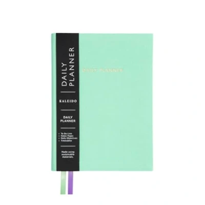 Image of Mint Fabric Daily Planner, B6